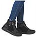 Black Casual Closed Ladies Mid Height Boots Stivaletti Pelle Scarpe Donna Nero Eu 38, D5985-02 - Foto miniatura 2