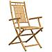 Sedie da Giardino Pieghevoli 4 pz 53x66x99 cm in Bamb? - Foto miniatura 4