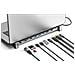 190398 replicatore di porte e docking station per laptop Cablato USB 3.2 Gen 1 (3.1 Gen 1) Type-C Grigio - Foto miniatura 5