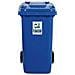 Bidone Per La Raccolta Differenziata Grande 240 Lt Blu Condominio Hotel Ristoranti Certificato Uni En 840 Per Rifiuti E Riciclo - Foto miniatura 1