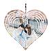 Girandola A Vento Cinetica 3d A Forma Di Cuore, 25 Cm X 25 Cm, Acciaio Inossidabile - Foto miniatura 3