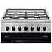 Cucina LKK620010X con 4 Zone Cottura a Gas Forno Elettrico Capacità 57 L Classe A Colore Accaio Inox - Foto miniatura 5