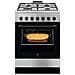 Cucina LKK620010X con 4 Zone Cottura a Gas Forno Elettrico Capacità 57 L Classe A Colore Accaio Inox - Foto miniatura 1