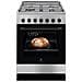 Cucina LKK620010X con 4 Zone Cottura a Gas Forno Elettrico Capacità 57 L Classe A Colore Accaio Inox - Foto miniatura 3