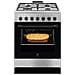 Cucina LKK620010X con 4 Zone Cottura a Gas Forno Elettrico Capacità 57 L Classe A Colore Accaio Inox - Foto miniatura 1