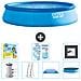 Piscina Fuori Terra - In Giro - 457x457x107 Cm - Blu - Include Accessori Coordinati Cb49 - Foto miniatura 1