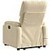 Poltrona Alzapersona Massaggiante Elettrica Crema in Tessuto - Foto miniatura 5