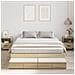 Struttura letto con contenitore in Rovere Sonoma 140x190 cm - Foto miniatura 2