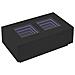 Tavolino da Salotto con LED Infinity Nero 116x69x40 cm - Foto miniatura 3