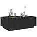 Tavolino da Salotto con LED Infinity Nero 116x69x40 cm - Foto miniatura 5