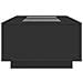 Tavolino da Salotto con LED Infinity Nero 116x69x40 cm - Foto miniatura 7