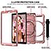 Custodia Per Samsung Galaxy Tab A 8.4"" Supporto E Tracolla Rosa - Foto miniatura 2