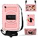 Custodia Per Samsung Galaxy Tab A 8.4"" Supporto E Tracolla Rosa - Foto miniatura 3