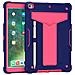 Custodia Per Ipad 9/8/7 10.2"" Con Supporto E Alloggiamento Per Stilo Rosa - Foto miniatura 1
