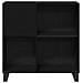 Mobile per Vinili Rovere Nero 84.5x38x90 cm Legno Ingegnerizzato - Foto miniatura 5