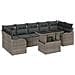 Set Divano da Giardino 8 pcs Grigio 100 x 55 x 73 cm - Foto miniatura 1