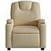 Poltrona reclinabile in tessuto color crema - Foto miniatura 6