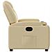Poltrona reclinabile in tessuto color crema - Foto miniatura 7