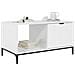 Tavolino da salotto Bianco lucido 90 x 49 x 46 cm - Foto miniatura 3