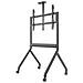 7418 Supporto TV a parete 2,54 m (100") Nero - Foto miniatura 3
