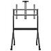 7418 Supporto TV a parete 2,54 m (100") Nero - Foto miniatura 4