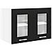 Armadio pensile con porta Riga Rovere Nero 60 x 31 x 40 cm - Foto miniatura 5