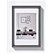 Steel Style Cornice In Plastica 40x60 Acciaio - Foto miniatura 1