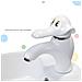Rubinetto per lavabo da bagno, Blackswan, tipo M286 Elephant, modello bianco, misura 16 cm - Foto miniatura 2