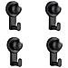 Set Da 4 Ganci A Ventosa In Acciaio Inossidabile - Riutilizzabili Senza Trapano Multi-superficie Non Graffianti Per Bagno Cucina Soggiorno Camera Black - Foto miniatura 1