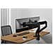 Supporto per doppio monitor, 2x 45", 2x 20 kg - Foto miniatura 5