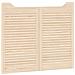 Porte Swing 2 pcs Naturale Legno Massello di Pino - Foto miniatura 1
