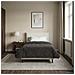 Duvet Estivo Antracite 140 x 220 cm Microfibra e Fleece Teddy - Foto miniatura 2