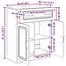 Credenza Rovere Fumo 66 x 34,5 x 87 cm Legno ingegnerizzato - Foto miniatura 8