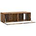 Mobile Porta TV da Muro Legno antico 98 x 41 x 30 cm - Foto miniatura 3
