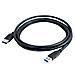 Cavo USB - USB Type A (M) a USB Type A (M) - USB 3.0 - 3 m - nero - Foto miniatura 1
