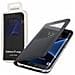 S View Flip Cover Custodia per Galaxy S7 Edge - Nero - Foto miniatura 7