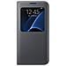 S View Flip Cover Custodia per Galaxy S7 Edge - Nero - Foto miniatura 9