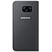 S View Flip Cover Custodia per Galaxy S7 Edge - Nero - Foto miniatura 10