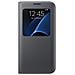 S View Flip Cover Custodia per Galaxy S7 Edge - Nero - Foto miniatura 1
