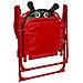 Set Mobili Da Giardino Per Bambini 4 Pezzi Rosso - Foto miniatura 5