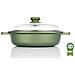 Tegame In Alluminio Antiaderente Per Induzione Con Coperchio Dr Green Di Risol? - Foto miniatura 1