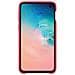 Cover Protettiva in Pelle Galaxy S10e Rosso - Foto miniatura 2