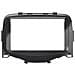 Mascherina Adattatore Autoradio 03701 Con Foro 2din Nero Lucido Citroen C1 Dal 2014 Peugeot 108 Dal 2014 Toyota Aygo Dal 2014 - Foto miniatura 1
