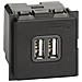 Caricatore Doppio Usb Living Now Tipo A 3a K4285c2 - Foto miniatura 1
