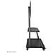 NS-M4000BLACK Supporto da Pavimento Portatile per Schermi LCD /LED /Plasma fino a 105" (267 cm) Colore Nero - Foto miniatura 4