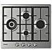 Piano Cottura CHG6DWEX a Gas 4 Fuochi Gas Colore Inox - Foto miniatura 1