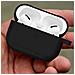 Cover Airpods Pro Morbida Antigraffio Anti-impronte Con Moschettone Nero - Foto miniatura 2