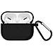 Cover Airpods Pro Morbida Antigraffio Anti-impronte Con Moschettone Nero - Foto miniatura 3