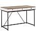 Scrivania Hinton Marrone/ Bianco 120 Cm 60 Cm Con Contenitore - Foto miniatura 1