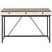 Scrivania Hinton Marrone/ Bianco 120 Cm 60 Cm Con Contenitore - Foto miniatura 2